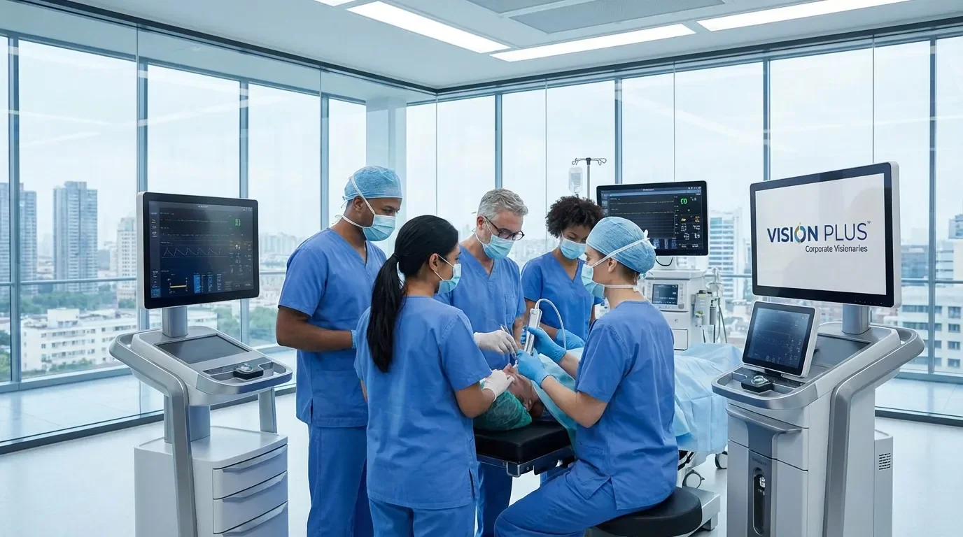 Vision Plus medical equipment in professional healthcare setting